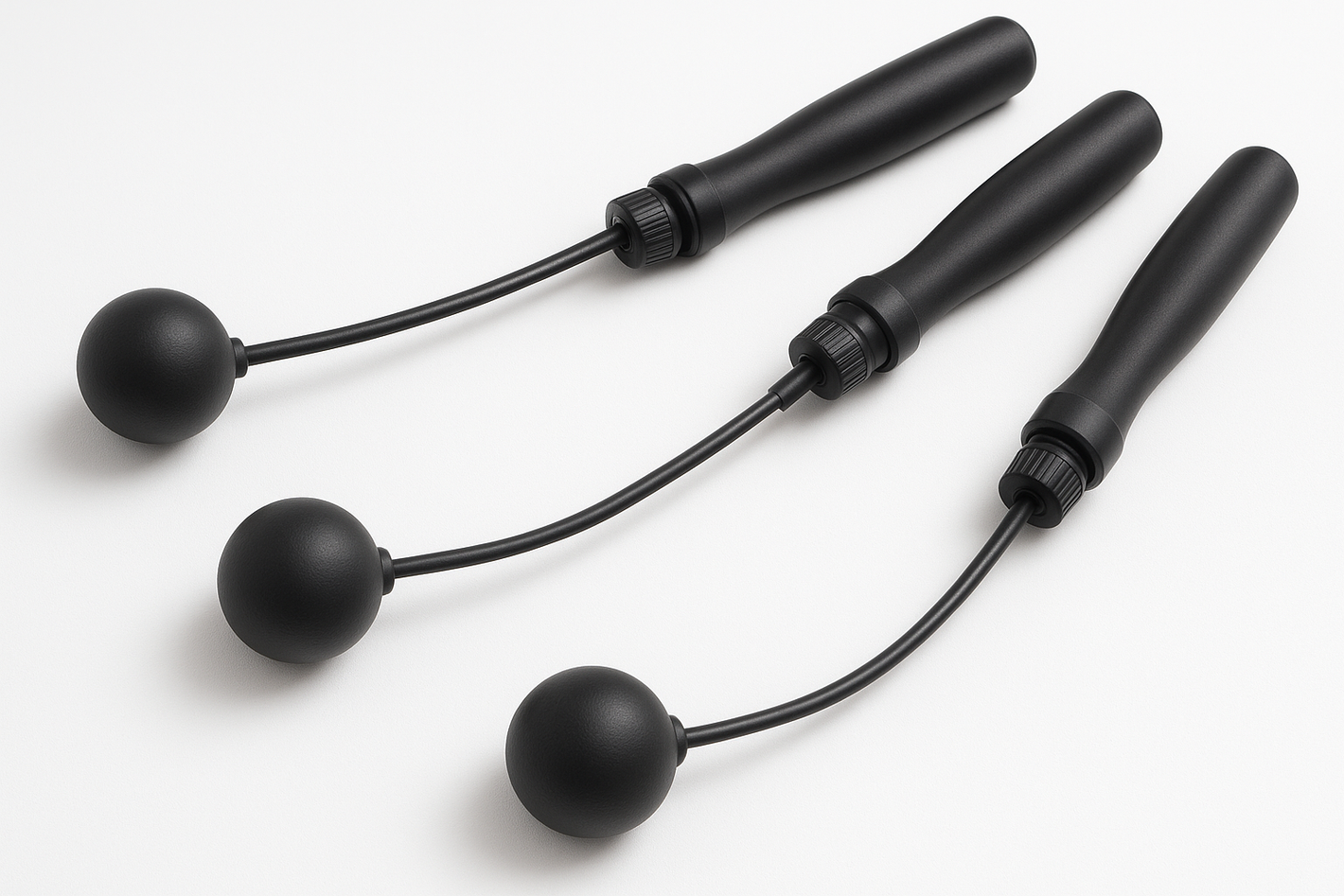 Sin los ganchos y agrega las bolas de cordless